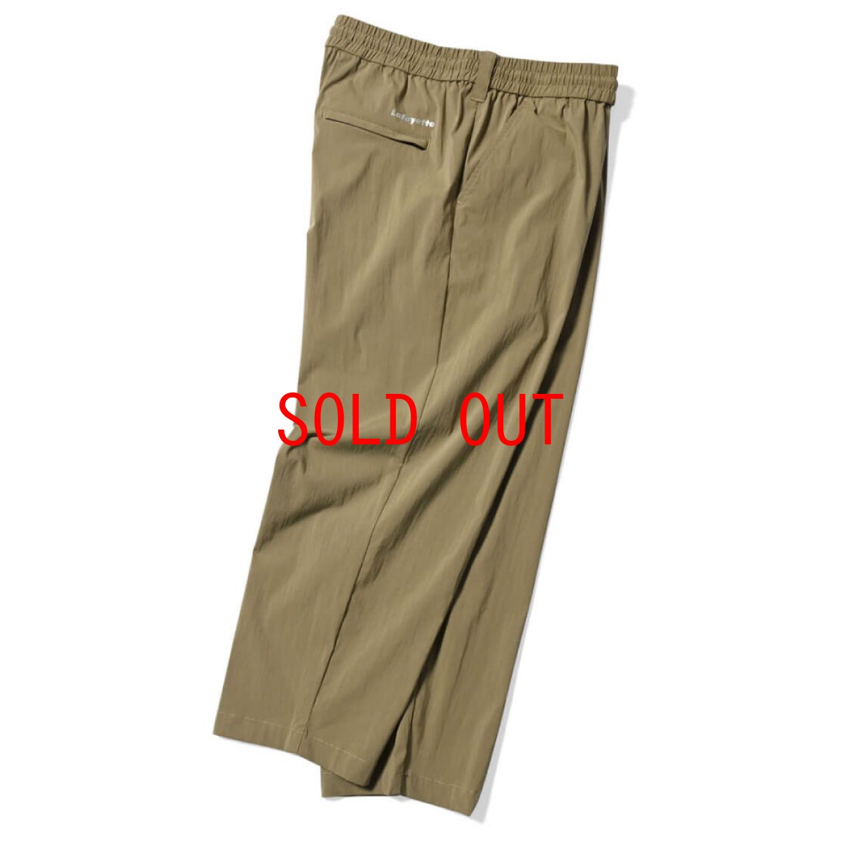 画像5: Active Easy Nylon Pants OLV コットン ナイロン 混紡 イージー パンツ (5)