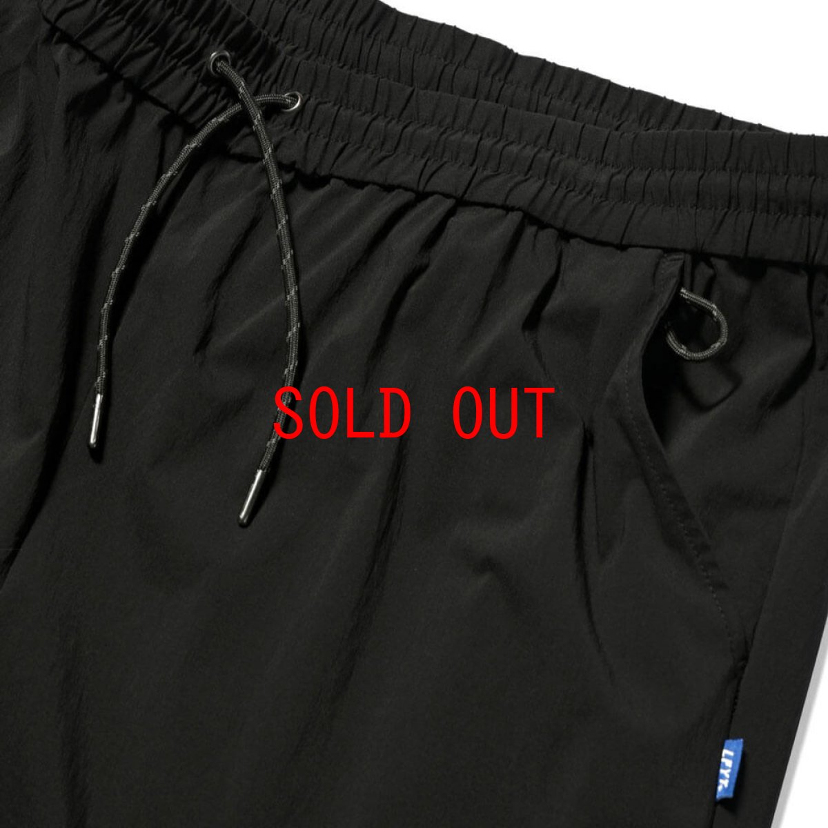 画像4: Active Easy Nylon Pants BLK コットン ナイロン 混紡 イージー パンツ (4)