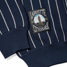 画像7: Pinstripe Cotton Sweater ピンストライプ コットン セーター ニット (7)