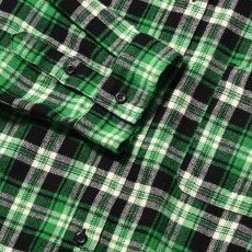 画像6: Script Logo Plaid Flannel L/S Shirts GRN タータン フランネル チェック 長袖 シャツ (6)