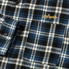 画像4: Script Logo Plaid Flannel L/S Shirts NVY タータン フランネル チェック 長袖 シャツ (4)