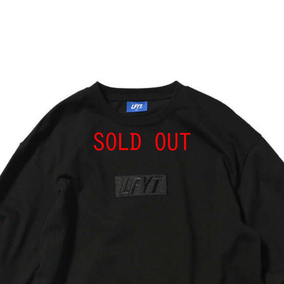 画像6: Tonal Box Logo L/S Tee BK トーナル ボックス ロゴ 長袖 Tシャツ (6)