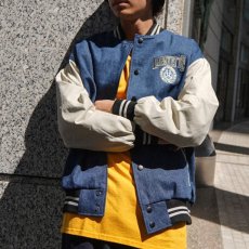 画像8: Coat Of Arms Varsity Jacket Wash Denim スタジアム ジャケット スタジャン (8)