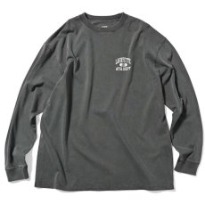 画像1: Worn Out Athletics Logo L/S Tee ビンテージ ウォッシュ カレッジ ロゴ 長袖 Tシャツ (1)