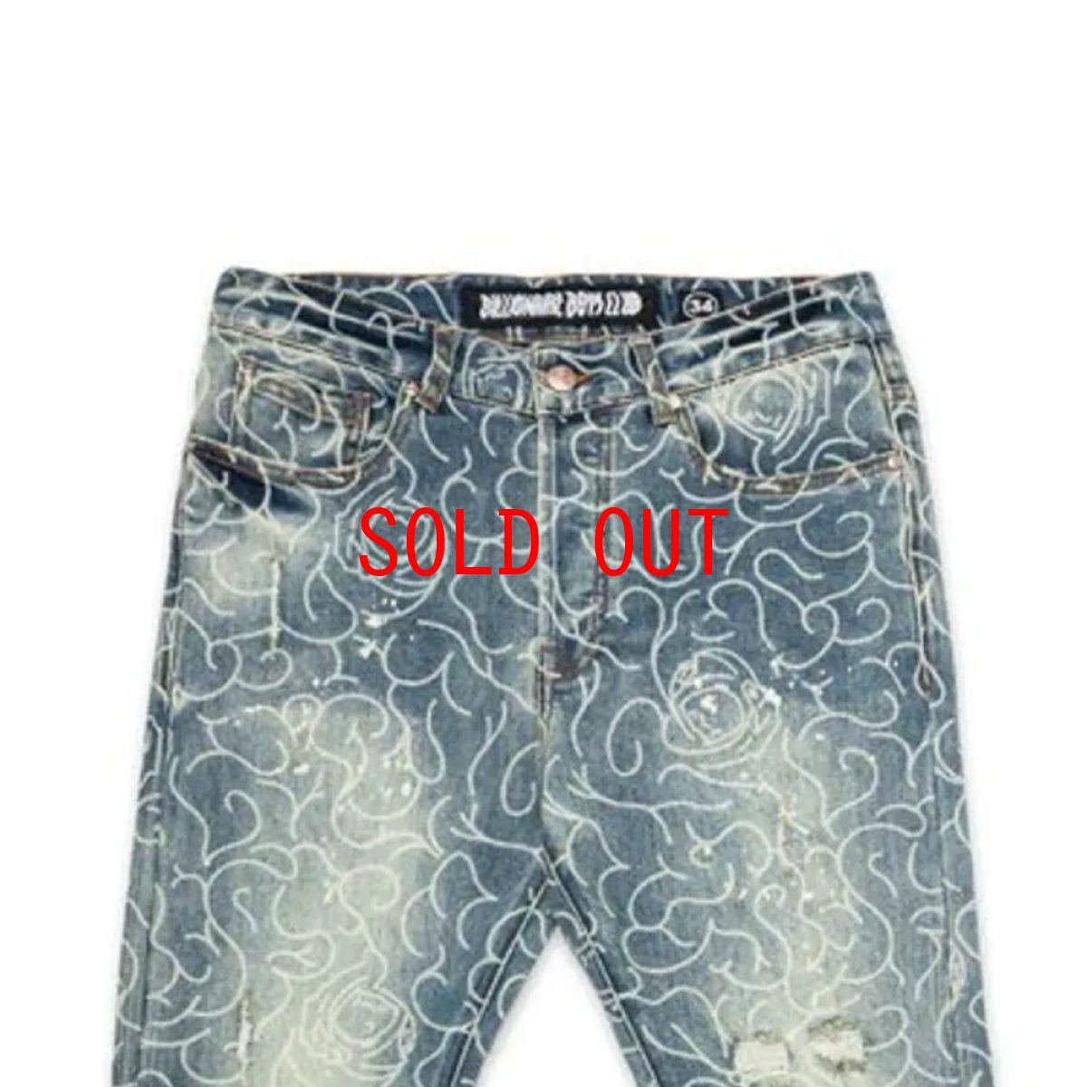 画像9: BB Trek Jean Slim Fit Denim Pants Martian スリム フィット デニム パンツ (9)