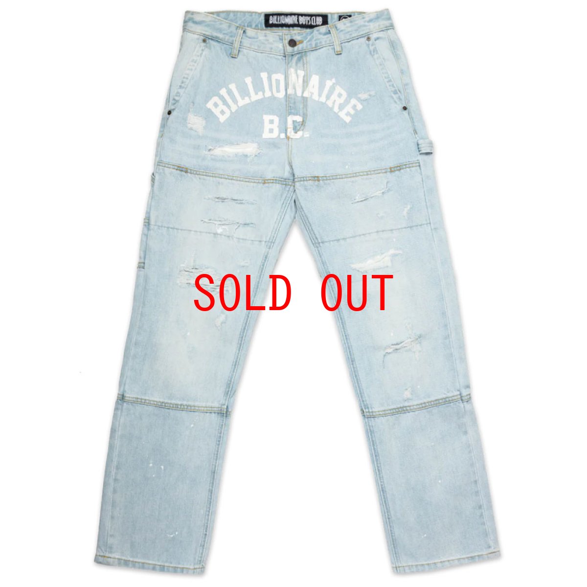 画像2: BB Shibuya Jean Stellar Denim Pants ダブルニー デニム パンツ (2)