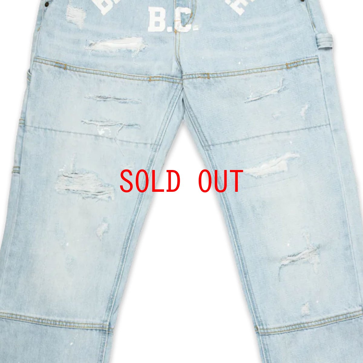 画像8: BB Shibuya Jean Stellar Denim Pants ダブルニー デニム パンツ (8)