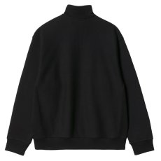 画像3: Half Zip American Script Sweatshirt Black ハーフ ジップ アメリカン スクリプト スウェット シャツ (3)