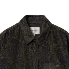 画像6: Flint Paisley Print Rinsed L/S Shirt ペイズリー 長袖 コーデュロイ シャツ (6)