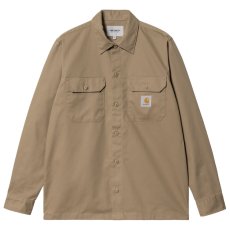 画像2: Master L/S Shirt Leather マスター 長袖 ワーク シャツ (2)