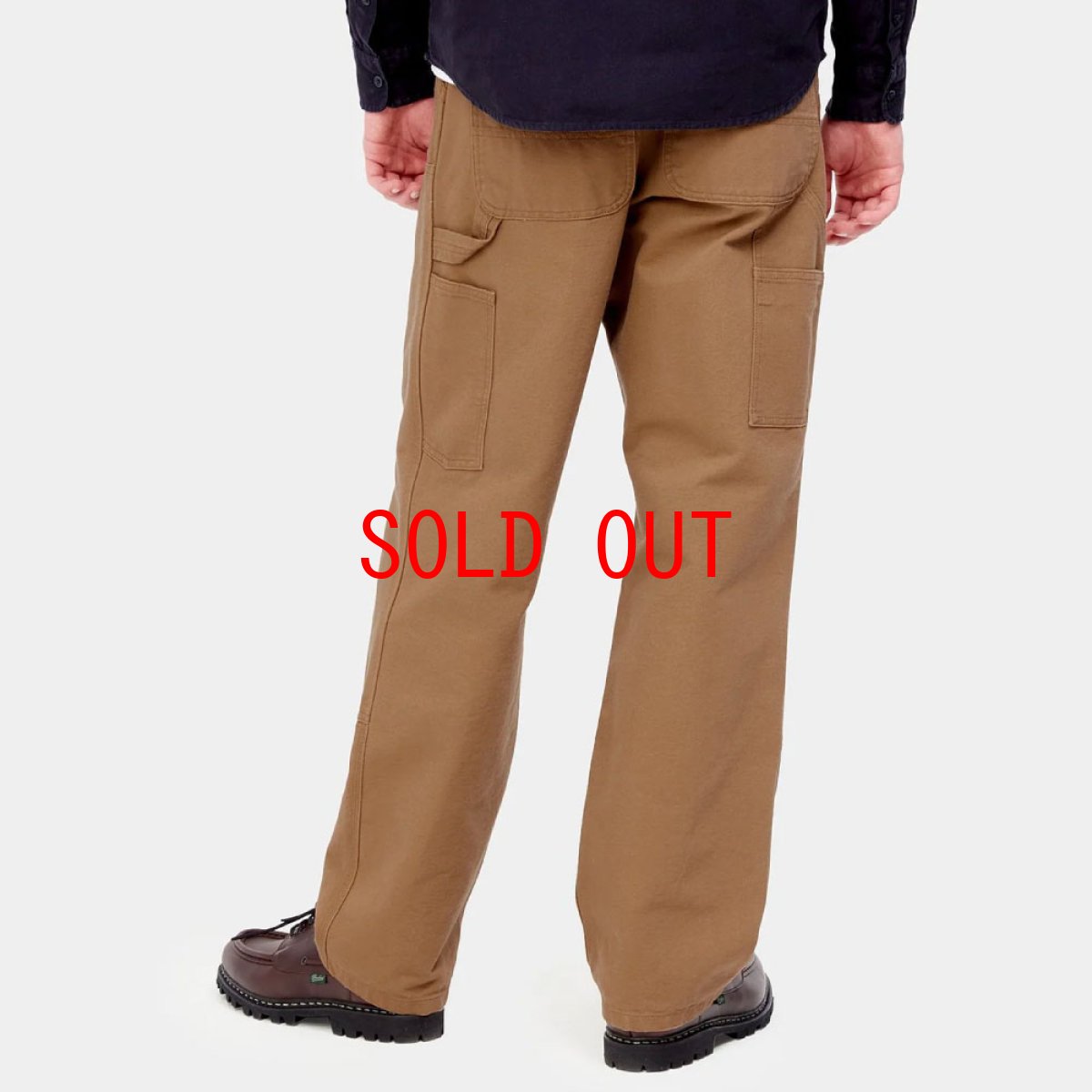 画像5: Double Knee Pants Hamilton Brown rinsed ダブルニー パンツ (5)