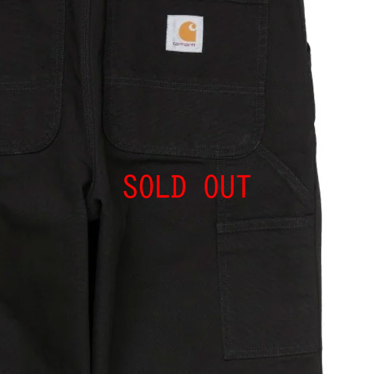 画像8: Double Knee Pants Black rinsed ダブルニー パンツ (8)