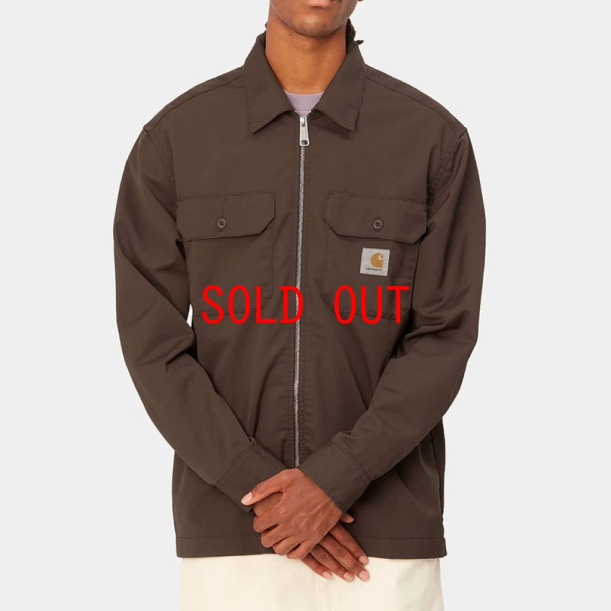 画像5: Craft Buckeye rinsed L/S Shirt ジップ 長袖 ワーク シャツ (5)