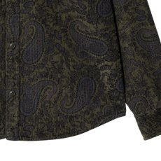 画像7: Flint Paisley Print Rinsed L/S Shirt ペイズリー 長袖 コーデュロイ シャツ (7)