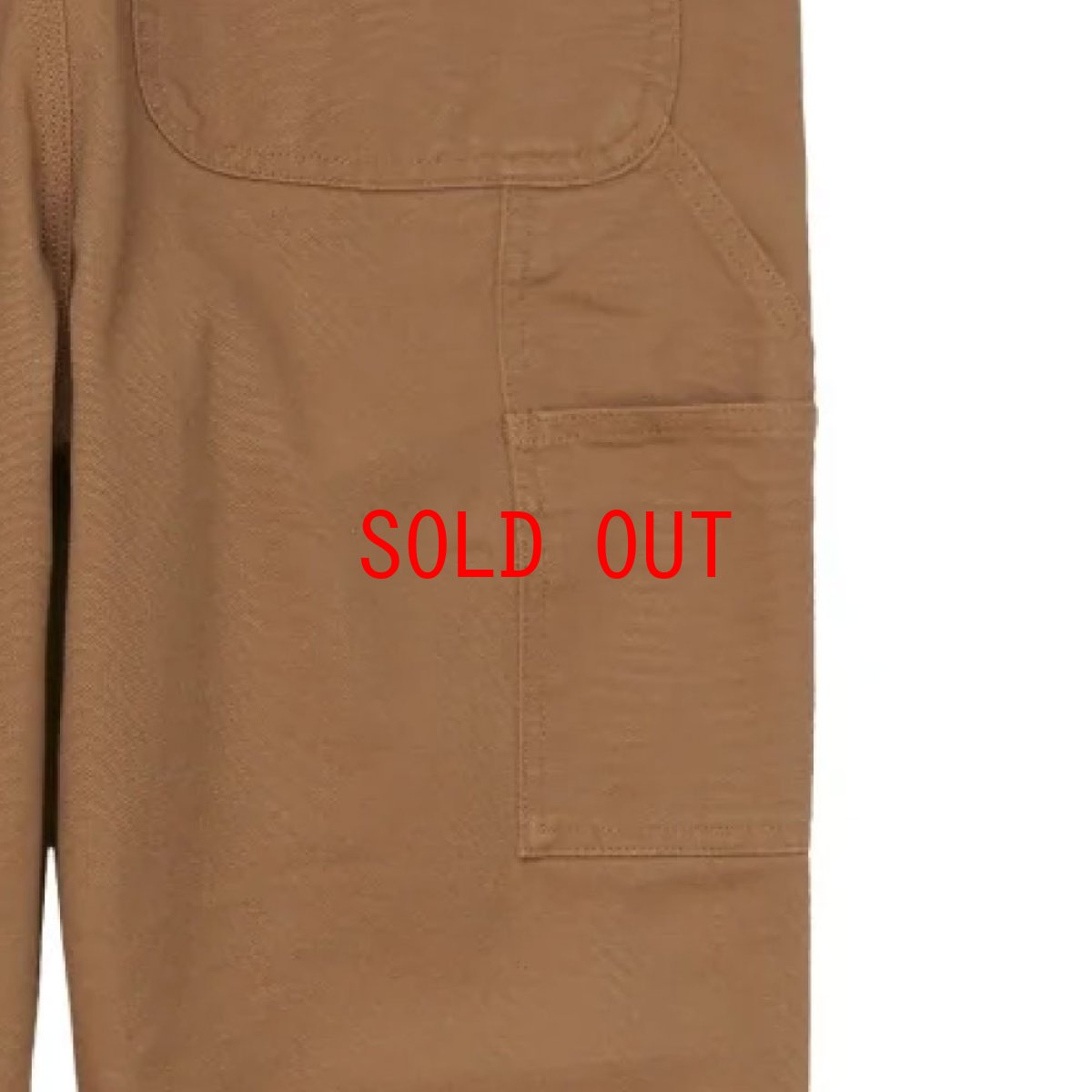 画像8: Double Knee Pants Hamilton Brown rinsed ダブルニー パンツ (8)