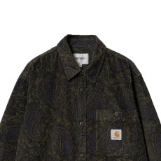 画像8: Flint Paisley Print Rinsed L/S Shirt ペイズリー 長袖 コーデュロイ シャツ (8)