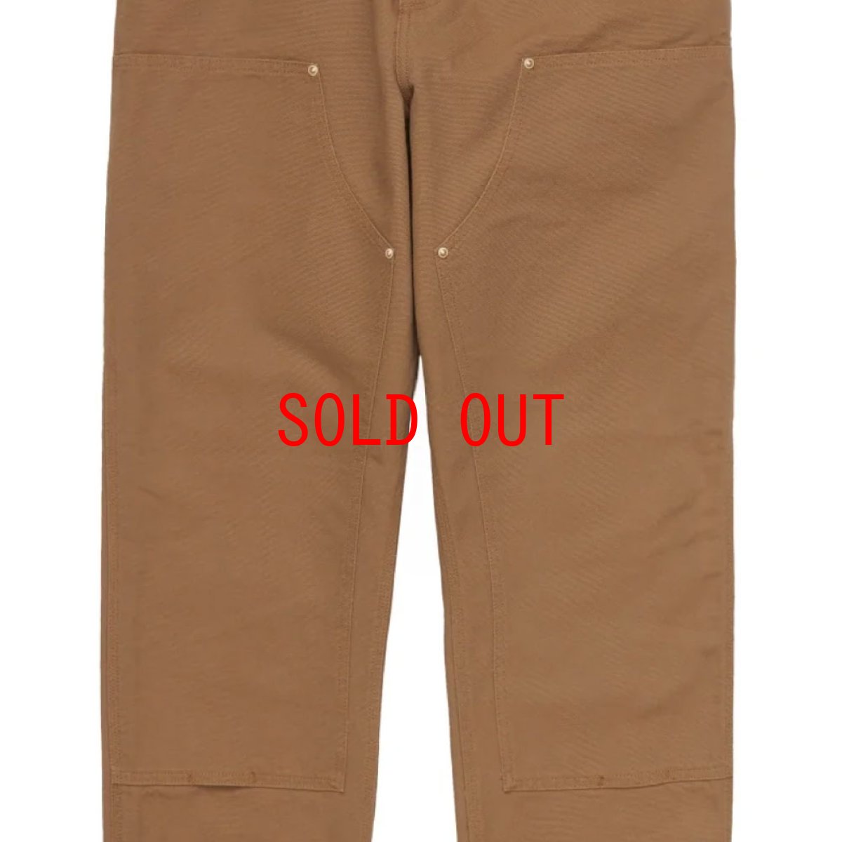 画像6: Double Knee Pants Hamilton Brown rinsed ダブルニー パンツ (6)