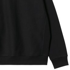 画像7: Half Zip American Script Sweatshirt Black ハーフ ジップ アメリカン スクリプト スウェット シャツ (7)