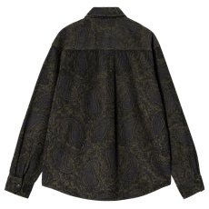 画像4: Flint Paisley Print Rinsed L/S Shirt ペイズリー 長袖 コーデュロイ シャツ (4)