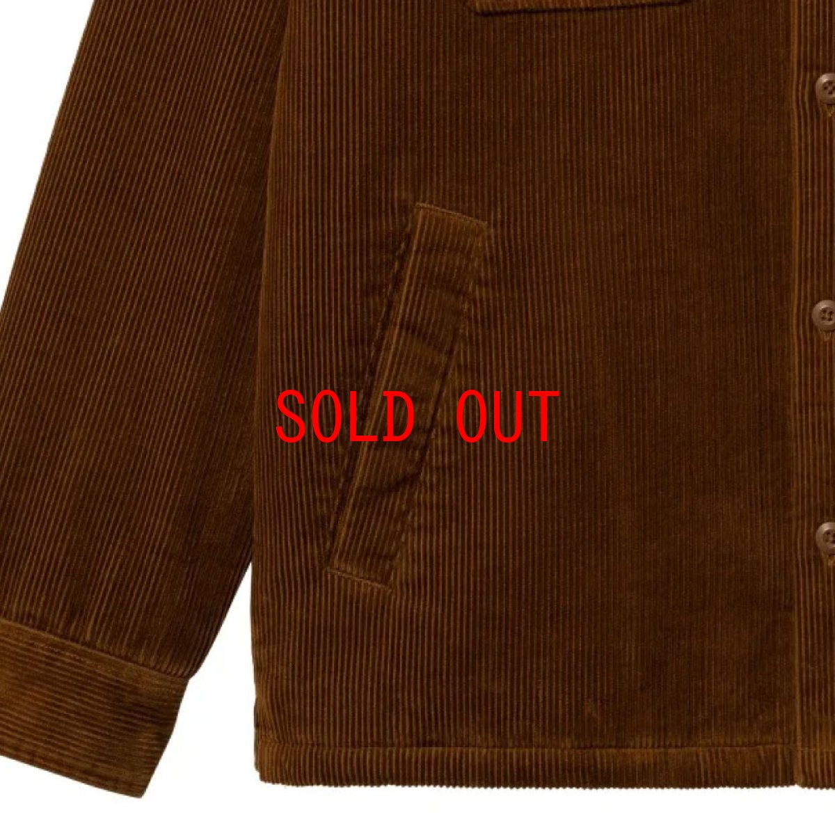 画像8: Whitsome Shirt Jacket Deeo Hamilton Brown コーデュロイ シャツ ジャケット (8)