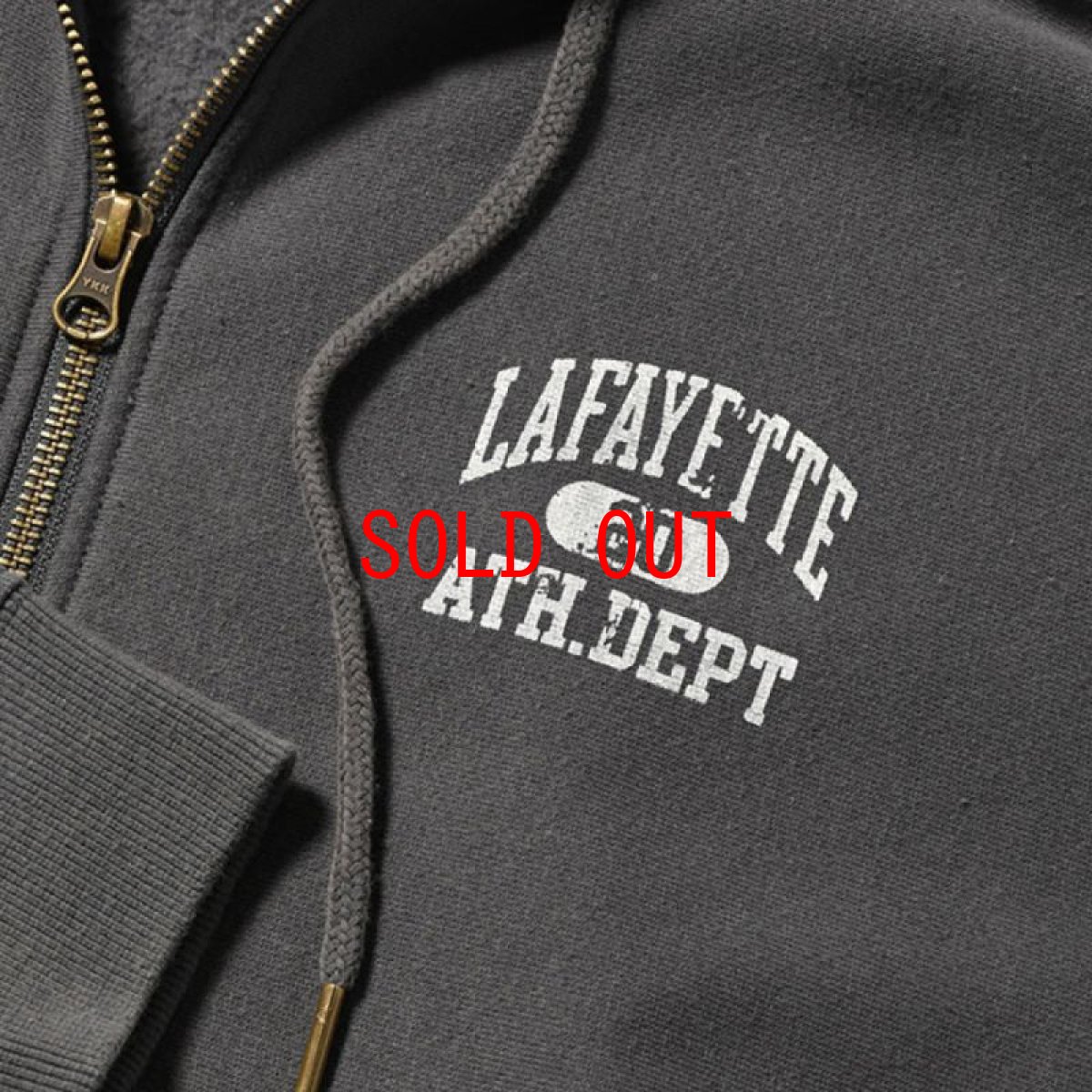 画像5: Worn Out Athletics Zip Sweat Hoodie ジップ アップ スウェット パーカー (5)