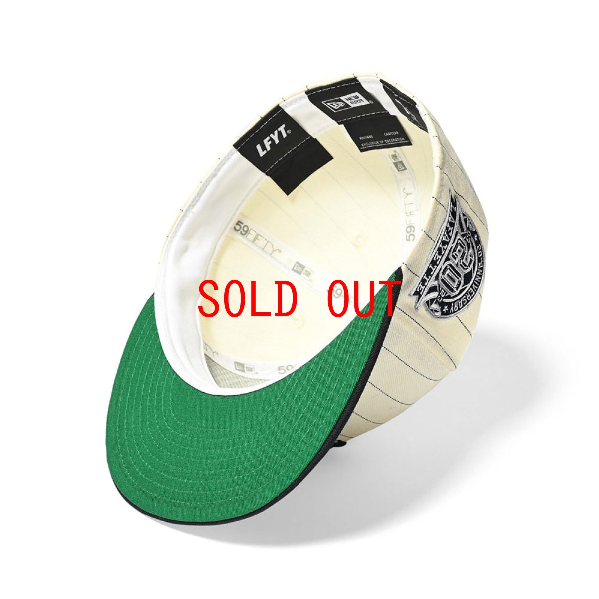 画像7: × New Era LF Logo 59Fifty 20th Anniversary Cap "Stripe" ニューエラ ロゴ キャップ 帽子 (7)