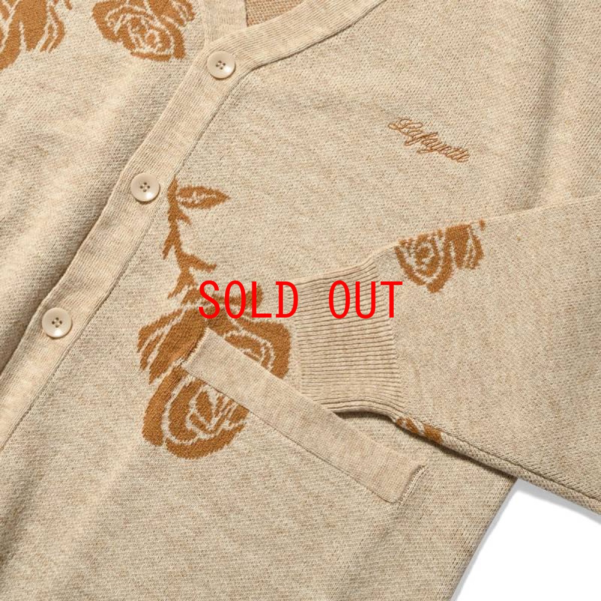 画像6: Rose Knit Cardigan ローズ ニット カーディガン (6)