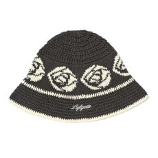 画像4: Rose Knit Bucket Hat クロシェ ニット バケット ハット 帽子 (4)