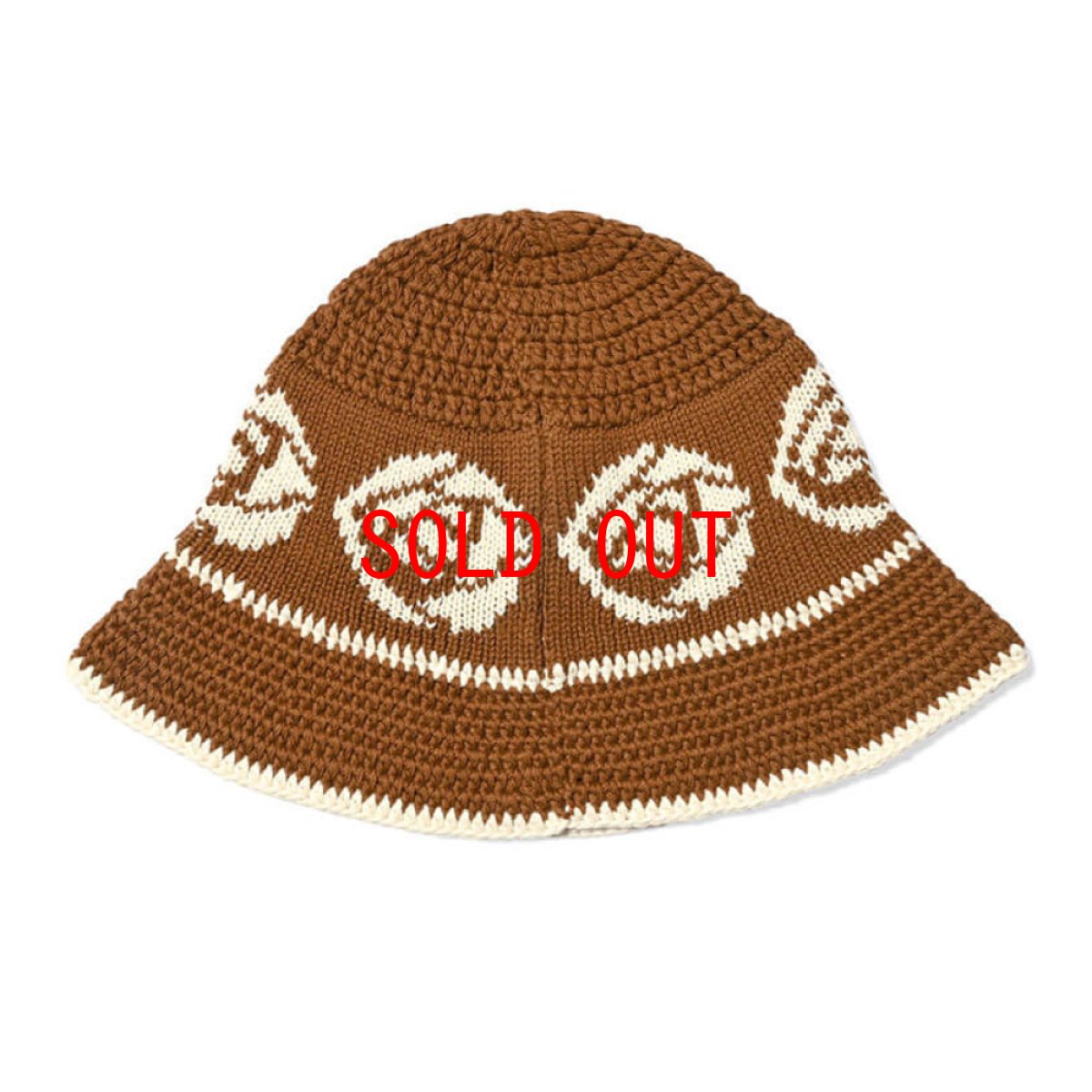画像6: Rose Knit Bucket Hat クロシェ ニット バケット ハット 帽子 (6)
