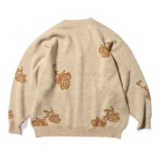 画像2: Rose Knit Cardigan ローズ ニット カーディガン (2)