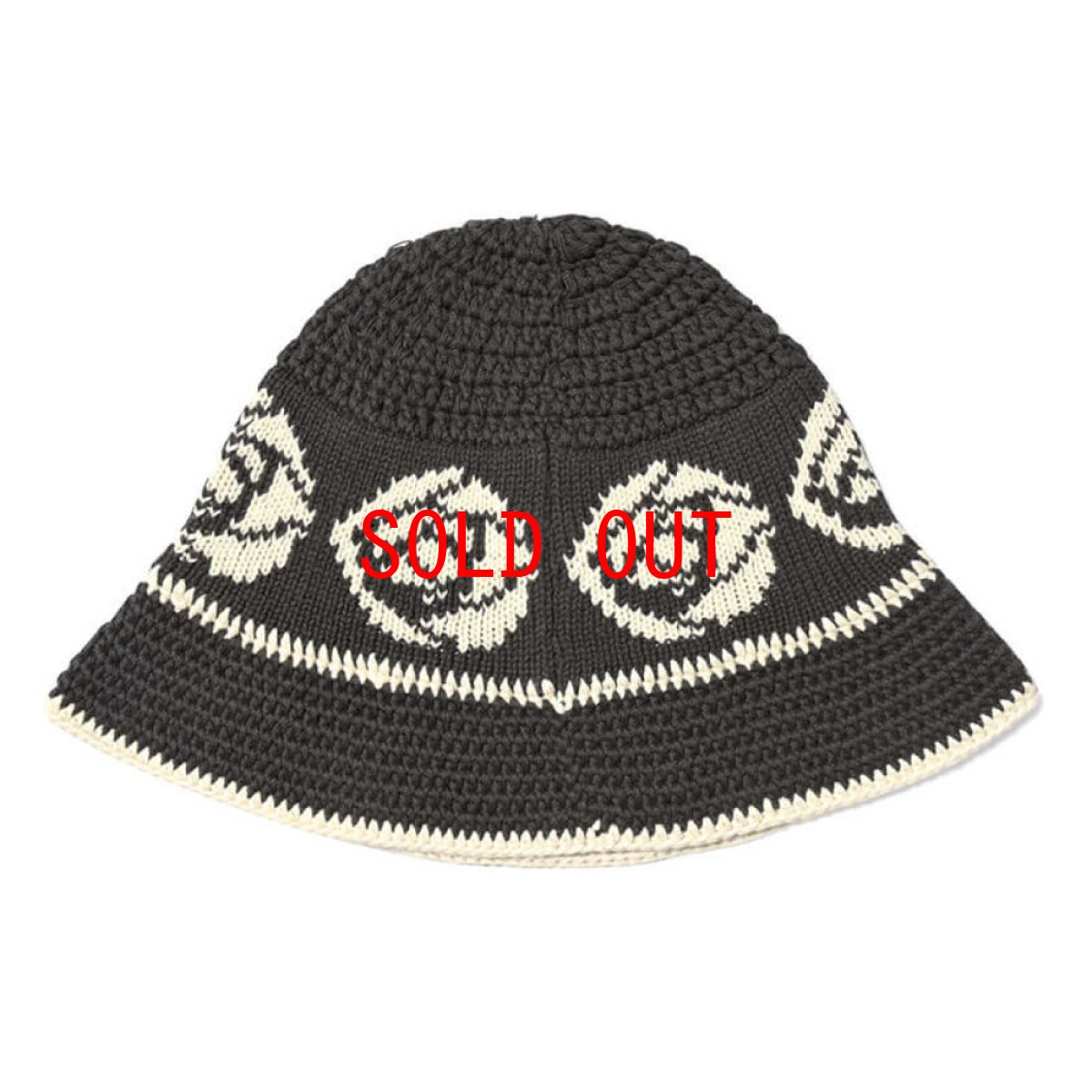 画像7: Rose Knit Bucket Hat クロシェ ニット バケット ハット 帽子 (7)