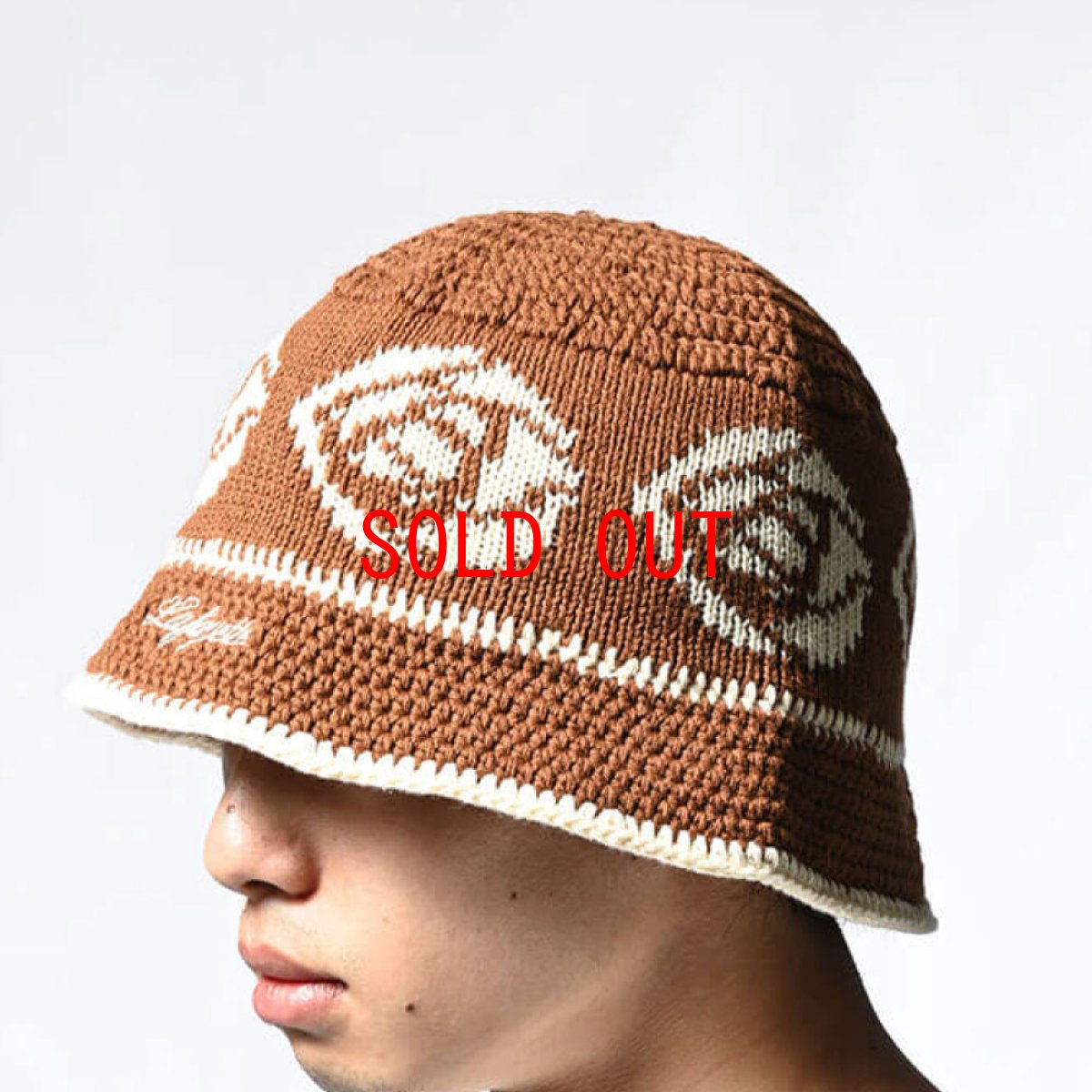 画像15: Rose Knit Bucket Hat クロシェ ニット バケット ハット 帽子 (15)