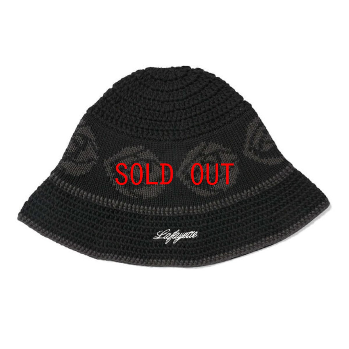 画像2: Rose Knit Bucket Hat クロシェ ニット バケット ハット 帽子 (2)