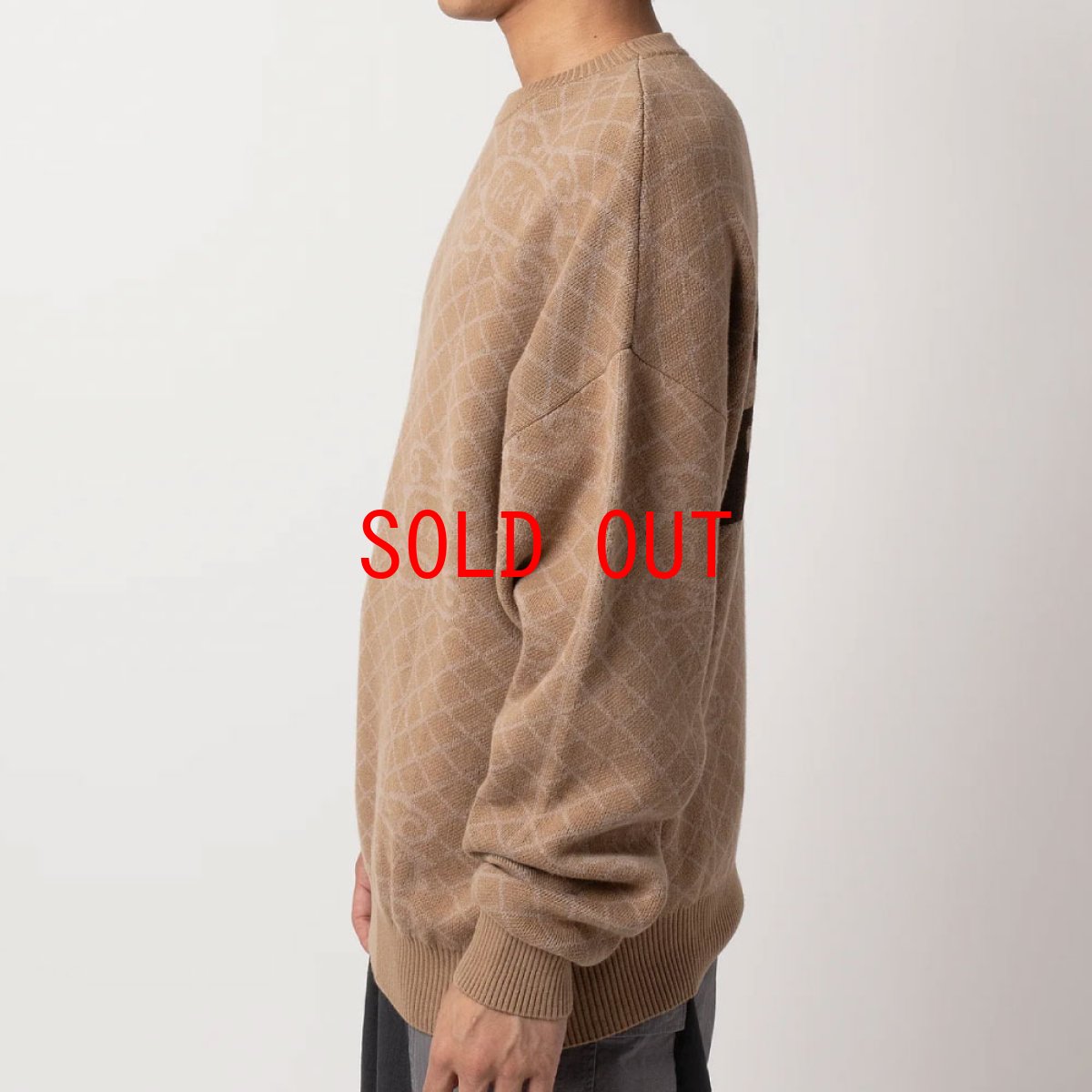 画像9: x Raw Rolled Up Knit クルーネック ニット セーター (9)