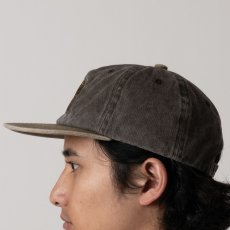 画像21: Smoke House Faded Cap コットン ツイル フラット バイザー キャップ (21)