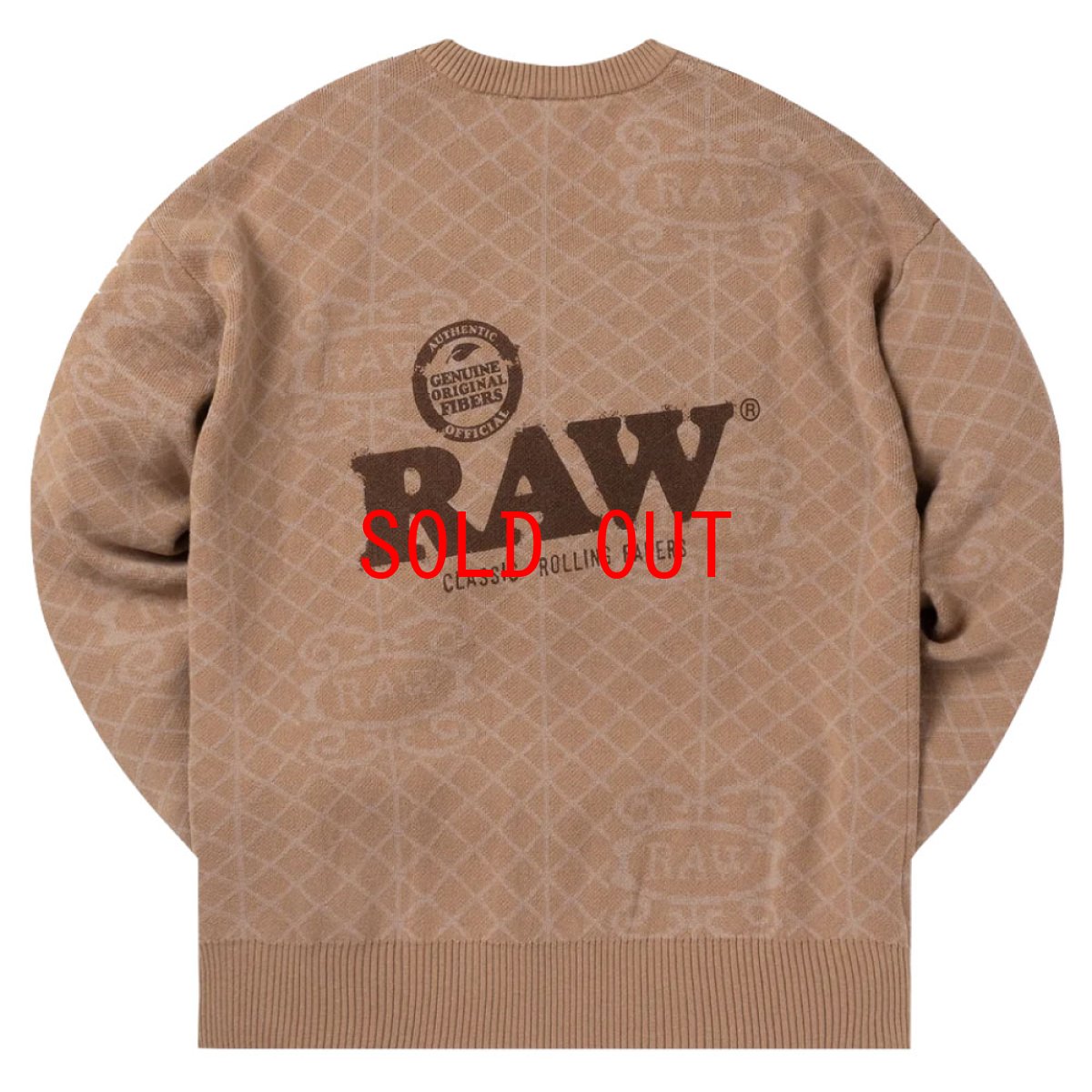 画像3: x Raw Rolled Up Knit クルーネック ニット セーター (3)