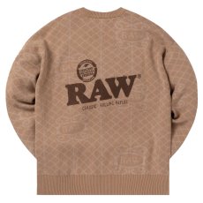 画像3: x Raw Rolled Up Knit クルーネック ニット セーター (3)