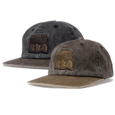 画像1: Smoke House Faded Cap コットン ツイル フラット バイザー キャップ (1)