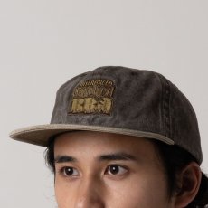 画像9: Smoke House Faded Cap コットン ツイル フラット バイザー キャップ (9)