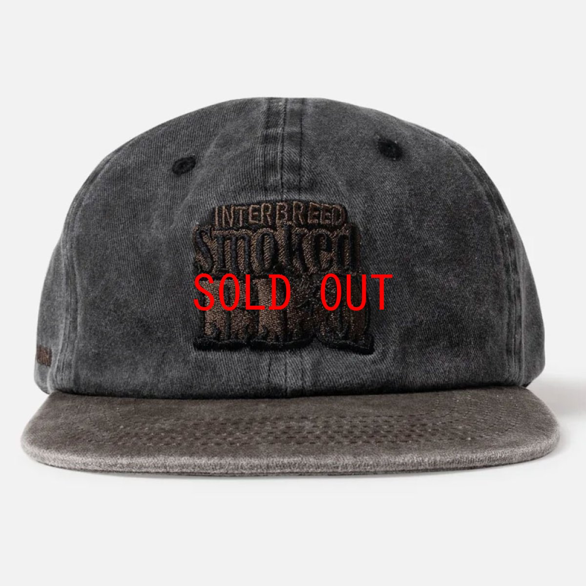 画像4: Smoke House Faded Cap コットン ツイル フラット バイザー キャップ (4)