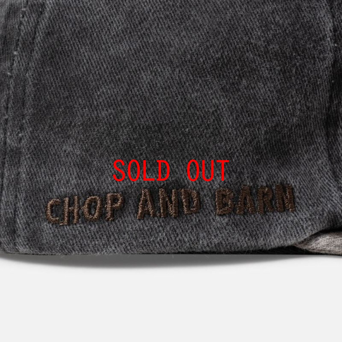 画像16: Smoke House Faded Cap コットン ツイル フラット バイザー キャップ (16)