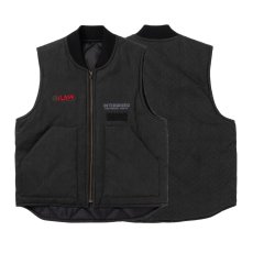 画像1: x Raw Factory Vest Natural ダック コットン ワーク ベスト (1)