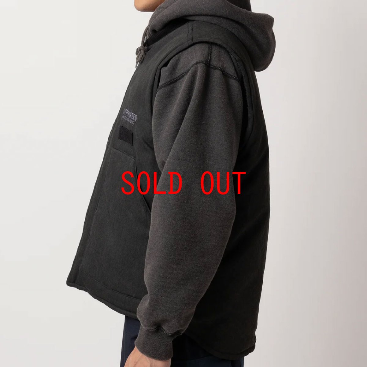 画像10: x Raw Factory Vest Natural ダック コットン ワーク ベスト (10)