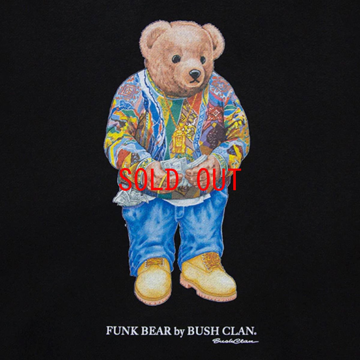 画像5: Biggie Bear Sweat Hoodie ベアー スウェット フーディー  (5)