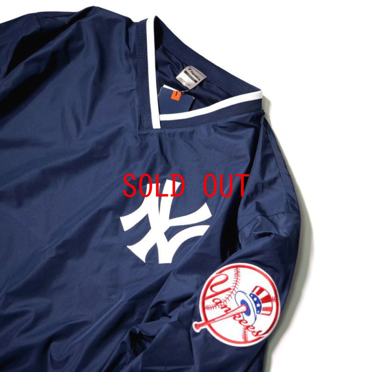 画像9: X New York Yankees Pullover Nylon Jacket ニューヨーク ヤンキース ナイロン プルオーバー ジャケット MLB 公式 Official  (9)