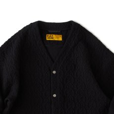 画像3: Cabgan Cable Knit Cardigan BLK ケーブル ニット カーディガン (3)