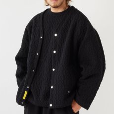 画像4: Cabgan Cable Knit Cardigan BLK ケーブル ニット カーディガン (4)