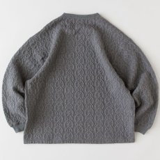 画像2: Cabler Cable Knit Crewneck Cut&Saw GRY ケーブル ニット クルーネック カットソー (2)