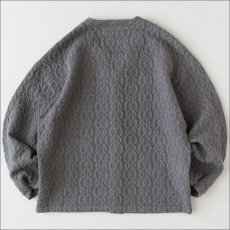 画像3: Cabgan Cable Knit Cardigan GRY ケーブル ニット カーディガン (3)