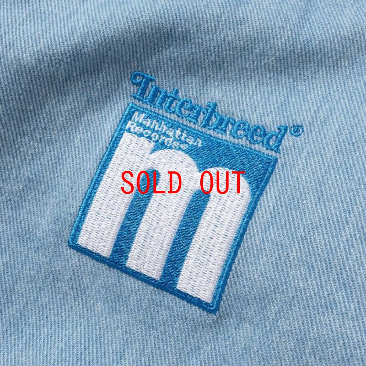 画像6: x Manhattan Records Blue Jacket マンハッタン レコード ブルー デニム ジャケット (6)
